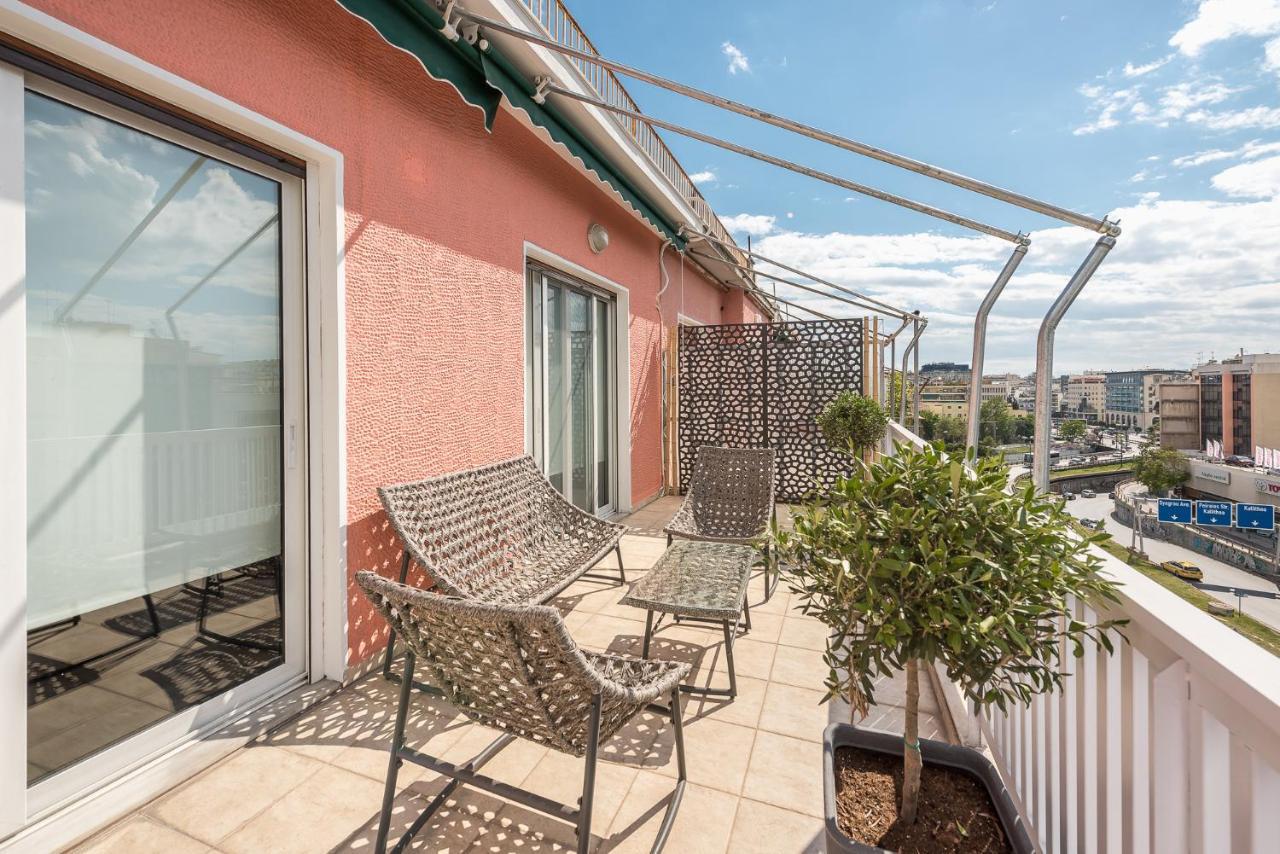 Traveler'S Dream 4 Brdm Renovated Penthouse Apartment Athens Luaran gambar